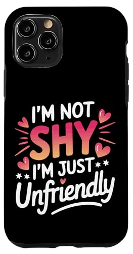 Sarkastisch Ich bin nicht schüchtern Ich bin nur unfreundlich Hülle für iPhone 11 Pro Sarkastisch Ich bin nicht schüchtern Ich bin nur unfreundlich Hülle für iPhone 11 Pro von Funny Sarcasm Sarcastic Humor Irony