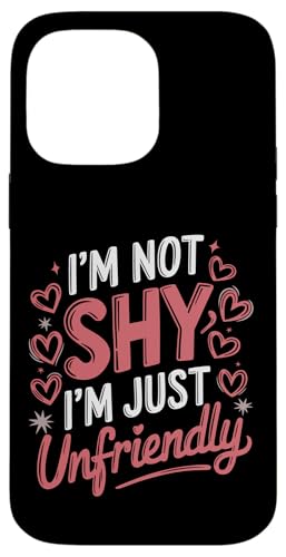 Sarkastisch Ich bin nicht schüchtern Ich bin nur unfreundlich Hülle für iPhone 14 Pro Max Sarkastisch Ich bin nicht schüchtern Ich bin nur unfreundlich Hülle für iPhone 14 Pro Max von Funny Sarcasm Sarcastic Humor Irony