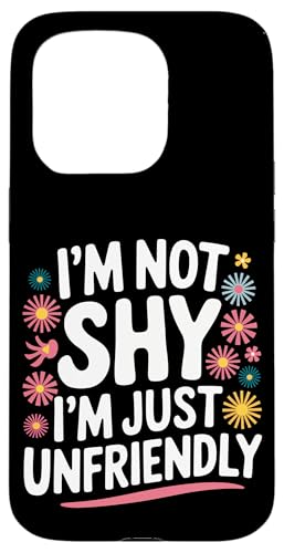 Sarkastisch Ich bin nicht schüchtern Ich bin nur unfreundlich Hülle für iPhone 15 Pro Sarkastisch Ich bin nicht schüchtern Ich bin nur unfreundlich Hülle für iPhone 15 Pro von Funny Sarcasm Sarcastic Humor Irony