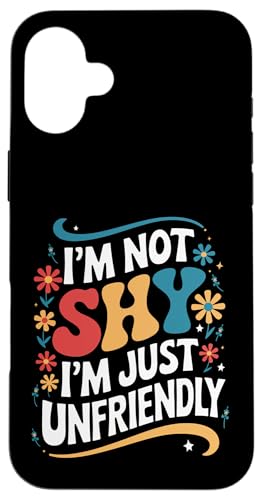 Sarkastisch Ich bin nicht schüchtern Ich bin nur unfreundlich Hülle für iPhone 16 Plus Sarkastisch Ich bin nicht schüchtern Ich bin nur unfreundlich Hülle für iPhone 16 Plus von Funny Sarcasm Sarcastic Humor Irony