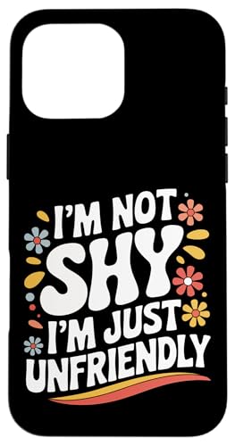 Sarkastisch Ich bin nicht schüchtern Ich bin nur unfreundlich Hülle für iPhone 16 Pro Max Sarkastisch Ich bin nicht schüchtern Ich bin nur unfreundlich Hülle für iPhone 16 Pro Max von Funny Sarcasm Sarcastic Humor Irony