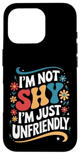 Sarkastisch Ich bin nicht schüchtern Ich bin nur unfreundlich Hülle für iPhone 16 Pro Sarkastisch Ich bin nicht schüchtern Ich bin nur unfreundlich Hülle für iPhone 16 Pro von Funny Sarcasm Sarcastic Humor Irony