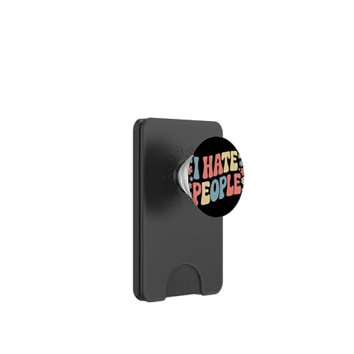 Sarkastisch Ich hasse Leute PopSockets PopWallet für MagSafe von Funny Sarcasm Sarcastic Humor Irony