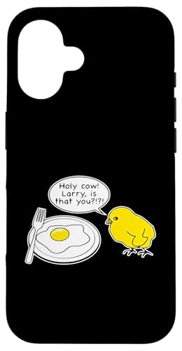 Holy Cow Larry Is That You Lustiger Sarkastischer Spruch Hülle für iPhone 16 von Funny Sarcastic Humor & Jokes Gift Co. Inc,