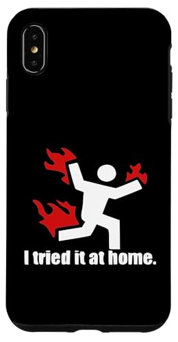 I Tried It At Home Lustiger sarkastischer Spruch Hülle für iPhone XS Max I Tried It At Home Lustiger sarkastischer Spruch Hülle für iPhone XS Max von Funny Sarcastic Humor & Jokes Gift Co. Inc,