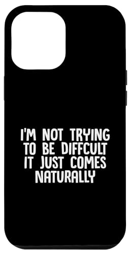 Lustiger sarkastischer Spruch "I'm Not Difficult" Hülle für iPhone 12 Pro Max Lustiger sarkastischer Spruch "I'm Not Difficult" Hülle für iPhone 12 Pro Max von Funny Sarcastic Humor & Jokes Gift Co. Inc,