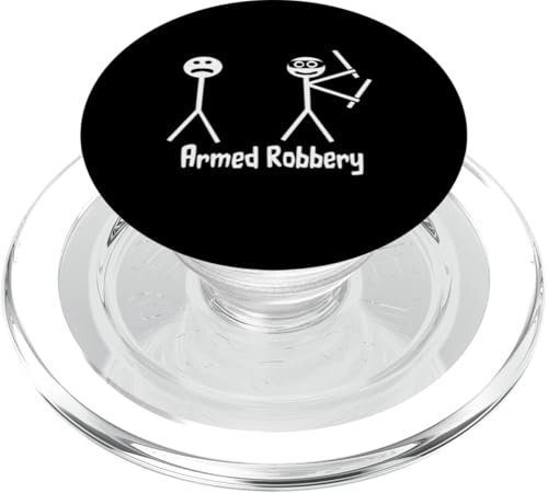 Lustiger sarkastischer Spruch bewaffneter Raub PopSockets PopGrip für MagSafe Lustiger sarkastischer Spruch bewaffneter Raub PopSockets PopGrip für MagSafe von Funny Sarcastic Humor & Jokes Gift Co. Inc,