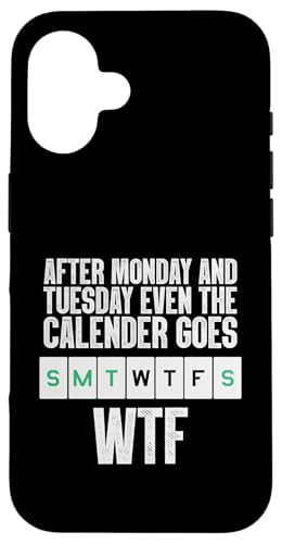 Wtf Lustiger sarkastischer Spruch Hülle für iPhone 16 Wtf Lustiger sarkastischer Spruch Hülle für iPhone 16 von Funny Sarcastic Humor & Jokes Gift Co. Inc,