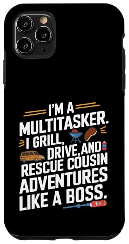 Ich bin ein Multitasker. Ich grille, fahre und rette Cousin Crew Hülle für iPhone 11 Pro Max Ich bin ein Multitasker. Ich grille, fahre und rette Cousin Crew Hülle für iPhone 11 Pro Max von Funny Sarcastic Sayings : Funny fathers day outfit