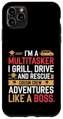 Ich bin ein Multitasker. Ich grille, fahre und rette Cousin Crew Hülle für iPhone 11 Pro Max Ich bin ein Multitasker. Ich grille, fahre und rette Cousin Crew Hülle für iPhone 11 Pro Max von Funny Sarcastic Sayings : Funny fathers day outfit