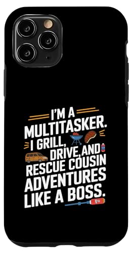 Ich bin ein Multitasker. Ich grille, fahre und rette Cousin Crew Hülle für iPhone 11 Pro Ich bin ein Multitasker. Ich grille, fahre und rette Cousin Crew Hülle für iPhone 11 Pro von Funny Sarcastic Sayings : Funny fathers day outfit