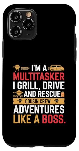 Ich bin ein Multitasker. Ich grille, fahre und rette Cousin Crew Hülle für iPhone 11 Pro Ich bin ein Multitasker. Ich grille, fahre und rette Cousin Crew Hülle für iPhone 11 Pro von Funny Sarcastic Sayings : Funny fathers day outfit