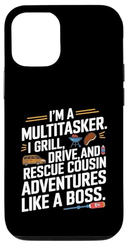 Ich bin ein Multitasker. Ich grille, fahre und rette Cousin Crew Hülle für iPhone 12/12 Pro Ich bin ein Multitasker. Ich grille, fahre und rette Cousin Crew Hülle für iPhone 12/12 Pro von Funny Sarcastic Sayings : Funny fathers day outfit