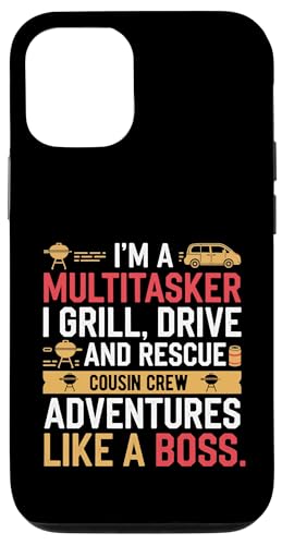 Ich bin ein Multitasker. Ich grille, fahre und rette Cousin Crew Hülle für iPhone 12/12 Pro Ich bin ein Multitasker. Ich grille, fahre und rette Cousin Crew Hülle für iPhone 12/12 Pro von Funny Sarcastic Sayings : Funny fathers day outfit