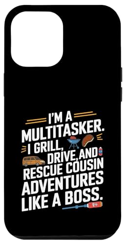 Ich bin ein Multitasker. Ich grille, fahre und rette Cousin Crew Hülle für iPhone 12 Pro Max Ich bin ein Multitasker. Ich grille, fahre und rette Cousin Crew Hülle für iPhone 12 Pro Max von Funny Sarcastic Sayings : Funny fathers day outfit