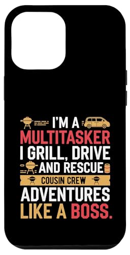Ich bin ein Multitasker. Ich grille, fahre und rette Cousin Crew Hülle für iPhone 12 Pro Max Ich bin ein Multitasker. Ich grille, fahre und rette Cousin Crew Hülle für iPhone 12 Pro Max von Funny Sarcastic Sayings : Funny fathers day outfit
