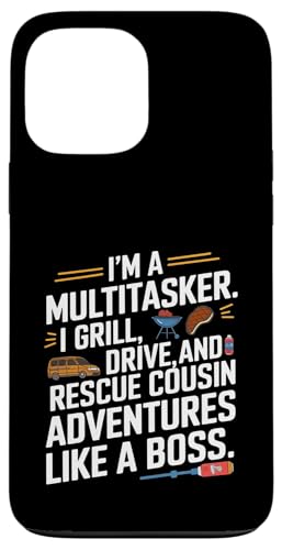 Ich bin ein Multitasker. Ich grille, fahre und rette Cousin Crew Hülle für iPhone 13 Pro Max Ich bin ein Multitasker. Ich grille, fahre und rette Cousin Crew Hülle für iPhone 13 Pro Max von Funny Sarcastic Sayings : Funny fathers day outfit