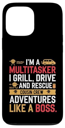Ich bin ein Multitasker. Ich grille, fahre und rette Cousin Crew Hülle für iPhone 13 Pro Max Ich bin ein Multitasker. Ich grille, fahre und rette Cousin Crew Hülle für iPhone 13 Pro Max von Funny Sarcastic Sayings : Funny fathers day outfit