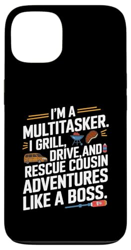 Ich bin ein Multitasker. Ich grille, fahre und rette Cousin Crew Hülle für iPhone 13 Ich bin ein Multitasker. Ich grille, fahre und rette Cousin Crew Hülle für iPhone 13 von Funny Sarcastic Sayings : Funny fathers day outfit
