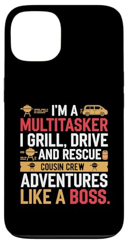 Ich bin ein Multitasker. Ich grille, fahre und rette Cousin Crew Hülle für iPhone 13 Ich bin ein Multitasker. Ich grille, fahre und rette Cousin Crew Hülle für iPhone 13 von Funny Sarcastic Sayings : Funny fathers day outfit