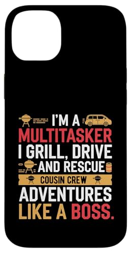 Ich bin ein Multitasker. Ich grille, fahre und rette Cousin Crew Hülle für iPhone 14 Plus Ich bin ein Multitasker. Ich grille, fahre und rette Cousin Crew Hülle für iPhone 14 Plus von Funny Sarcastic Sayings : Funny fathers day outfit