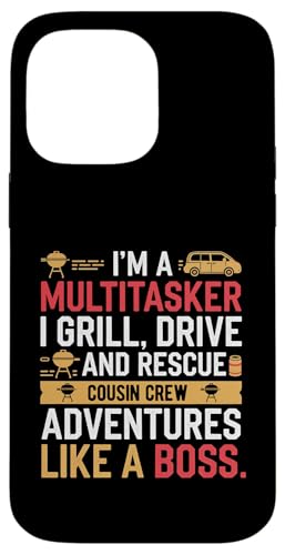Ich bin ein Multitasker. Ich grille, fahre und rette Cousin Crew Hülle für iPhone 14 Pro Max Ich bin ein Multitasker. Ich grille, fahre und rette Cousin Crew Hülle für iPhone 14 Pro Max von Funny Sarcastic Sayings : Funny fathers day outfit