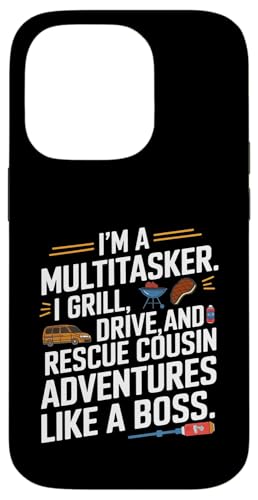 Ich bin ein Multitasker. Ich grille, fahre und rette Cousin Crew Hülle für iPhone 14 Pro Ich bin ein Multitasker. Ich grille, fahre und rette Cousin Crew Hülle für iPhone 14 Pro von Funny Sarcastic Sayings : Funny fathers day outfit