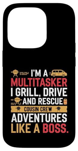Ich bin ein Multitasker. Ich grille, fahre und rette Cousin Crew Hülle für iPhone 14 Pro Ich bin ein Multitasker. Ich grille, fahre und rette Cousin Crew Hülle für iPhone 14 Pro von Funny Sarcastic Sayings : Funny fathers day outfit