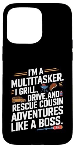 Ich bin ein Multitasker. Ich grille, fahre und rette Cousin Crew Hülle für iPhone 15 Pro Max Ich bin ein Multitasker. Ich grille, fahre und rette Cousin Crew Hülle für iPhone 15 Pro Max von Funny Sarcastic Sayings : Funny fathers day outfit
