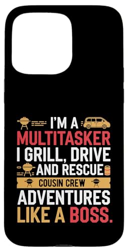 Ich bin ein Multitasker. Ich grille, fahre und rette Cousin Crew Hülle für iPhone 15 Pro Max Ich bin ein Multitasker. Ich grille, fahre und rette Cousin Crew Hülle für iPhone 15 Pro Max von Funny Sarcastic Sayings : Funny fathers day outfit