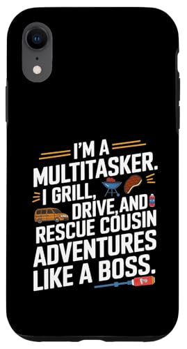 Ich bin ein Multitasker. Ich grille, fahre und rette Cousin Crew Hülle für iPhone XR Ich bin ein Multitasker. Ich grille, fahre und rette Cousin Crew Hülle für iPhone XR von Funny Sarcastic Sayings : Funny fathers day outfit