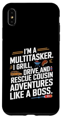 Ich bin ein Multitasker. Ich grille, fahre und rette Cousin Crew Hülle für iPhone XS Max Ich bin ein Multitasker. Ich grille, fahre und rette Cousin Crew Hülle für iPhone XS Max von Funny Sarcastic Sayings : Funny fathers day outfit