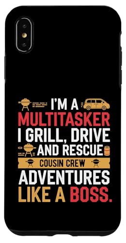 Ich bin ein Multitasker. Ich grille, fahre und rette Cousin Crew Hülle für iPhone XS Max Ich bin ein Multitasker. Ich grille, fahre und rette Cousin Crew Hülle für iPhone XS Max von Funny Sarcastic Sayings : Funny fathers day outfit