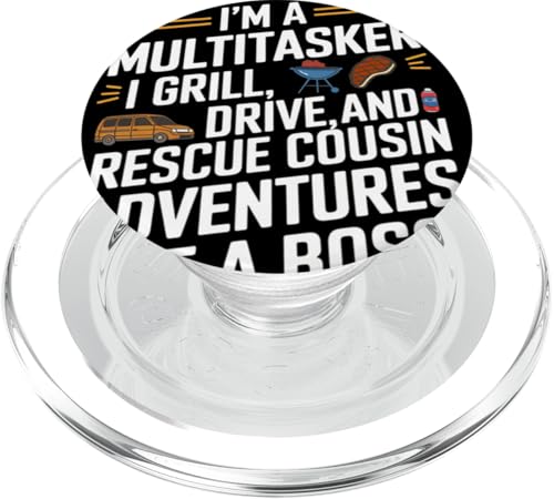 Ich bin ein Multitasker. Ich grille, fahre und rette Cousin Crew PopSockets PopGrip für MagSafe Ich bin ein Multitasker. Ich grille, fahre und rette Cousin Crew PopSockets PopGrip für MagSafe von Funny Sarcastic Sayings : Funny fathers day outfit
