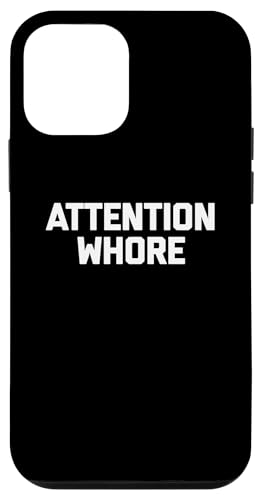Achtung Hure T-Shirt lustig Spruch sarkastisch Neuheit Humor Hülle für iPhone 12 mini von Funny Saying Shirt & Funny T-Shirts With Sayings