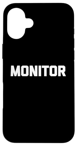 Monitor T-Shirt Lustiges Personal Sicherheit Sicherheit Party Manager Hülle für iPhone 16 Plus Monitor T-Shirt Lustiges Personal Sicherheit Sicherheit Party Manager Hülle für iPhone 16 Plus von Funny Saying T-Shirt & Funny Shirts With Sayings