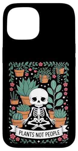 Plants Not People Funny Plant Lover Floral Skeleton Flowers Hülle für iPhone 15 Plants Not People Funny Plant Lover Floral Skeleton Flowers Hülle für iPhone 15 von Funny Skeleton Botanical Botany Enthusiast