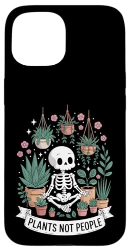 Plants Not People Funny Plant Lover Floral Skeleton Flowers Hülle für iPhone 15 Plants Not People Funny Plant Lover Floral Skeleton Flowers Hülle für iPhone 15 von Funny Skeleton Botanical Botany Enthusiast