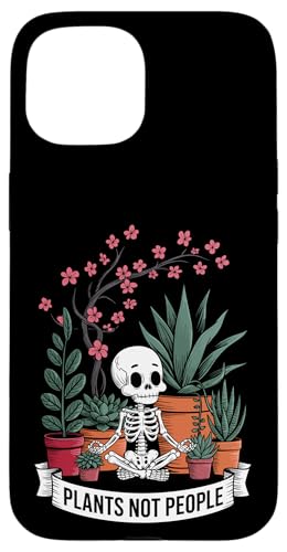 Plants Not People Funny Plant Lover Floral Skeleton Flowers Hülle für iPhone 15 Plants Not People Funny Plant Lover Floral Skeleton Flowers Hülle für iPhone 15 von Funny Skeleton Botanical Botany Enthusiast