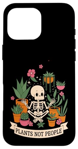 Plants Not People Funny Plant Lover Floral Skeleton Flowers Hülle für iPhone 16 Pro Max Plants Not People Funny Plant Lover Floral Skeleton Flowers Hülle für iPhone 16 Pro Max von Funny Skeleton Botanical Botany Enthusiast