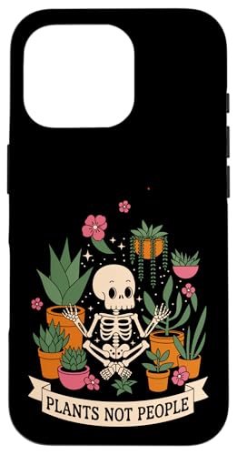 Plants Not People Funny Plant Lover Floral Skeleton Flowers Hülle für iPhone 16 Pro Plants Not People Funny Plant Lover Floral Skeleton Flowers Hülle für iPhone 16 Pro von Funny Skeleton Botanical Botany Enthusiast