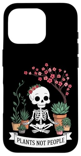 Plants Not People Funny Plant Lover Floral Skeleton Flowers Hülle für iPhone 16 Pro Plants Not People Funny Plant Lover Floral Skeleton Flowers Hülle für iPhone 16 Pro von Funny Skeleton Botanical Botany Enthusiast