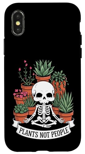 Plants Not People Funny Plant Lover Floral Skeleton Flowers Hülle für iPhone X/XS Plants Not People Funny Plant Lover Floral Skeleton Flowers Hülle für iPhone X/XS von Funny Skeleton Botanical Botany Enthusiast