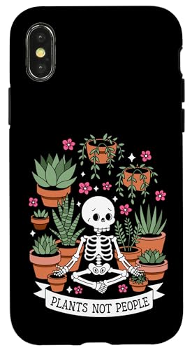 Plants Not People Funny Plant Lover Floral Skeleton Flowers Hülle für iPhone X/XS Plants Not People Funny Plant Lover Floral Skeleton Flowers Hülle für iPhone X/XS von Funny Skeleton Botanical Botany Enthusiast