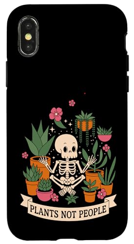 Plants Not People Funny Plant Lover Floral Skeleton Flowers Hülle für iPhone X/XS Plants Not People Funny Plant Lover Floral Skeleton Flowers Hülle für iPhone X/XS von Funny Skeleton Botanical Botany Enthusiast
