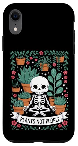 Plants Not People Funny Plant Lover Floral Skeleton Flowers Hülle für iPhone XR Plants Not People Funny Plant Lover Floral Skeleton Flowers Hülle für iPhone XR von Funny Skeleton Botanical Botany Enthusiast