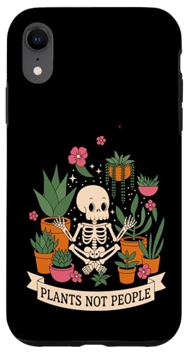 Plants Not People Funny Plant Lover Floral Skeleton Flowers Hülle für iPhone XR Plants Not People Funny Plant Lover Floral Skeleton Flowers Hülle für iPhone XR von Funny Skeleton Botanical Botany Enthusiast