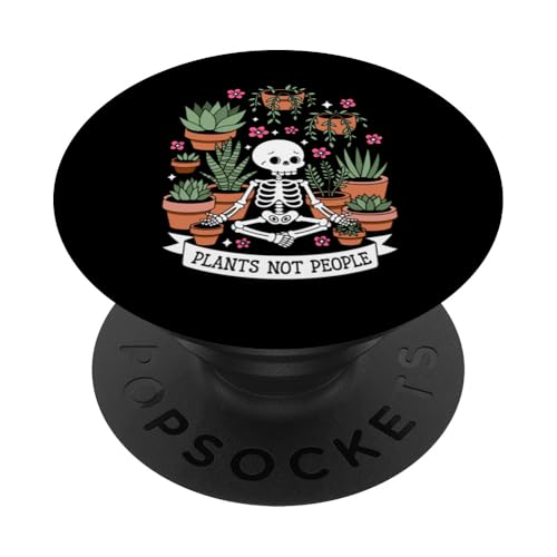 Plants Not People Funny Plant Lover Floral Skeleton Flowers PopSockets Klebender PopGrip Plants Not People Funny Plant Lover Floral Skeleton Flowers PopSockets Klebender PopGrip von Funny Skeleton Botanical Botany Enthusiast