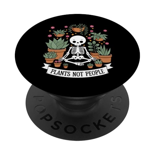 Plants Not People Funny Plant Lover Floral Skeleton Flowers PopSockets Klebender PopGrip Plants Not People Funny Plant Lover Floral Skeleton Flowers PopSockets Klebender PopGrip von Funny Skeleton Botanical Botany Enthusiast