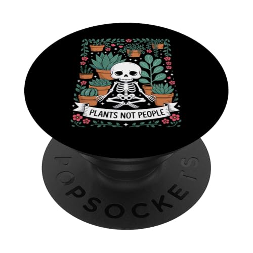 Plants Not People Funny Plant Lover Floral Skeleton Flowers PopSockets Klebender PopGrip Plants Not People Funny Plant Lover Floral Skeleton Flowers PopSockets Klebender PopGrip von Funny Skeleton Botanical Botany Enthusiast